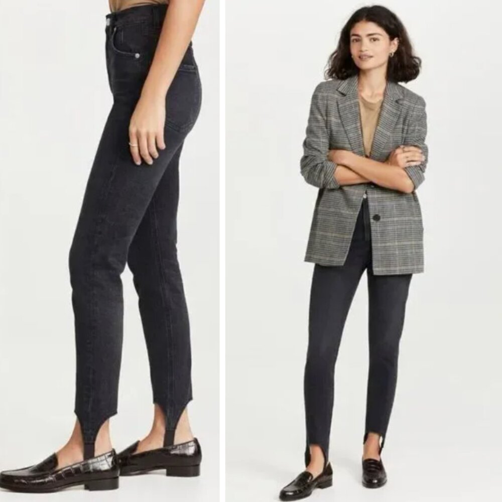 Citizens of Humanity Valerie High Rise Stirrup Jean Shadow Breeze